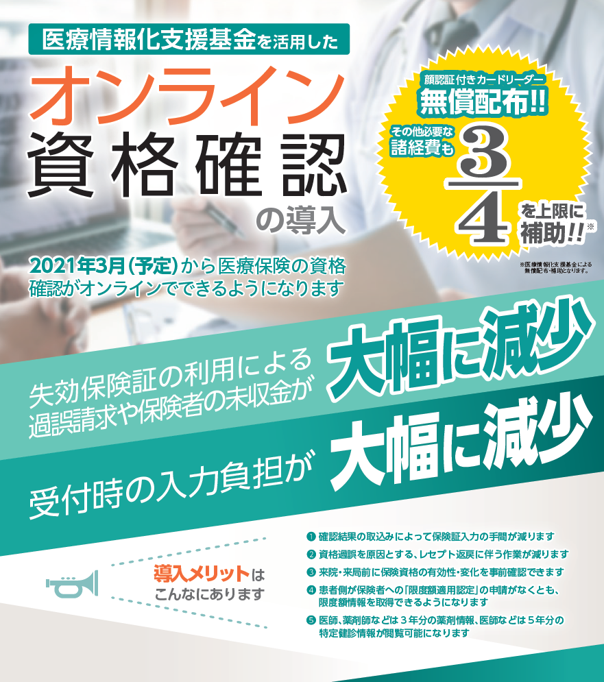 お知らせ】オンライン資格確認について | 四国メディコム株式会社